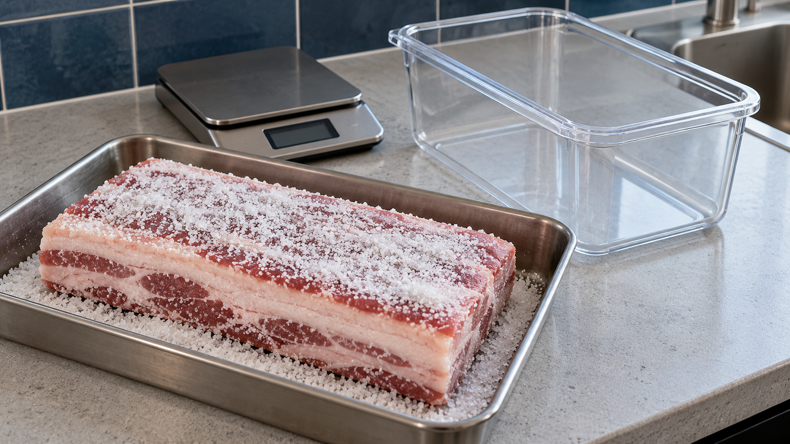 Dry Curing vs. Wet Curing: Why the Method Changes the Result step shown in the kitchen